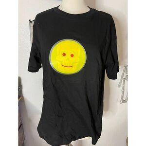 Woo doo battery power shirt smiley face skull x 2 large